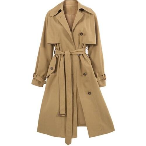 Fy1072 Fad spring autumn winter new women Vogue casual Ladies work wear nice Jacket woman female OL trench coat for women