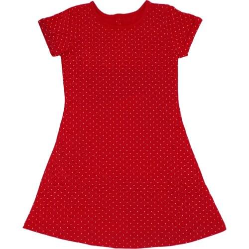 100% Cotton Summer Girls Dresses Dots Print Kids Frocks for Girls Clothes Party Princess Dress Children Clothes 146-164 Height