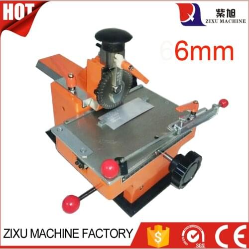 6mm Metal Manual Number and Letter Punch Machine
