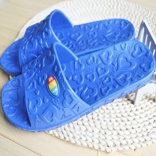Love home slippers indoor mens bathroom slippers non-slip home shoes summer female couple sandals