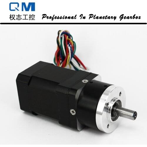 Gear dc motor planetary reduction gearbox ratio 10:1 nema 17 60W dc brushless motor 24V bldc motor for peristaltic pump
