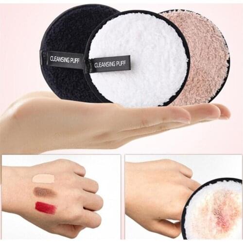 New 100pcs/lot Make up remover promotes healthy skin Microfiber Cloth Pads Remover Towel Face Cleansing Makeup