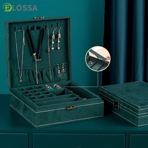 ELOSSA Non-Woven Fabric Cosmetic Storage And organization Bathroom Organizer For Cosmetics Jewelry Box Bathroom Accessories Set