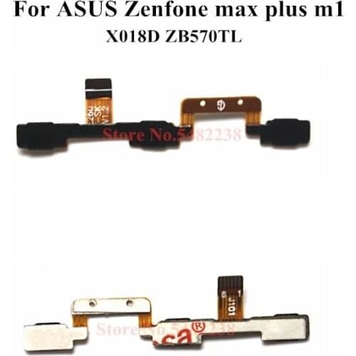 Original Power ON OFF Volume Side Button For ASUS Zenfone max plus m1 ZB570TL X018D Power switch Volume Side Key Flex cable