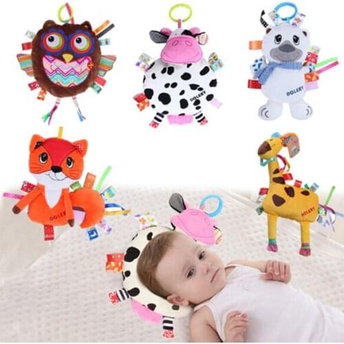 Hot Newborns Baby Shake Ring Rattles Infant Crib Bed Stroller Car Hanging Toy Soft Animal Hanging Rattle Educational Baby Toys