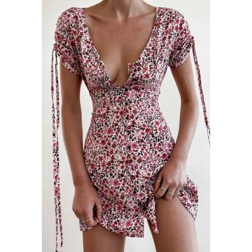 Летние платья с коротким рукавом SUNSIOM China At AliExpress