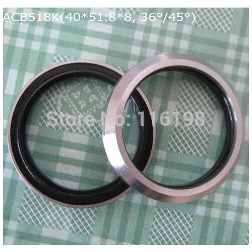 TH-073, ACB518K bearing 1-1/2" 1.5" 38.1mm bicycle headset bearing TK518B ( 40x51.8x8mm, 36/45) repair bearing 40x51.8x8 bearing