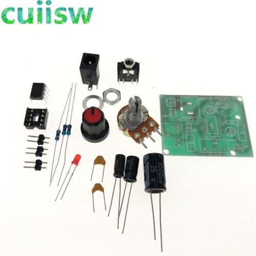 Smart Electronic DIY Kit LM386 Super Mini Audio Amplifier DIY Kit Suite Trousse LM386 Amplificador Module Board 3.5mm 3-12V