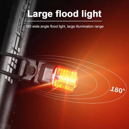 Bike Light Remote Control Turn Signal LED 5 Modes MTB Bicycle Rear Light Direction Indicator USB Rechargeable Cycling Taillight