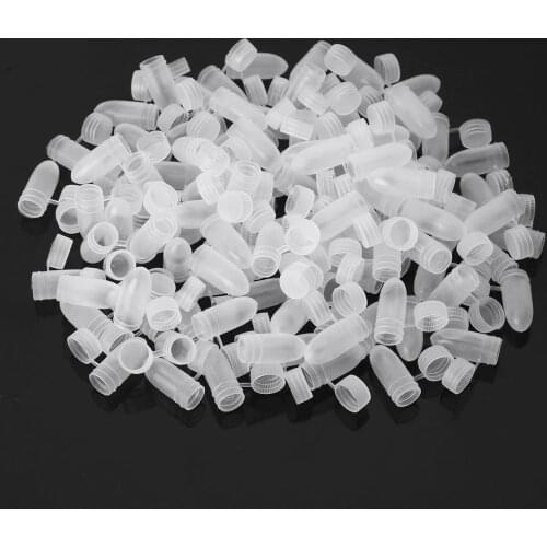 100Pcs Mini Capsule Bottles Eco-friendly Plastic Storage Pots Home Travel Pill Powder Medicine Organizer Box Portable Containers