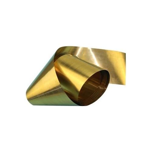 1000MM / brass roll thin strip thickness 0.03MM * Width100MM brass plate Brass plate