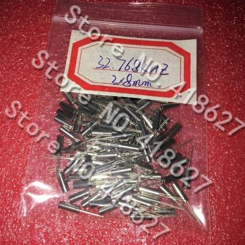 20PCS/LOT 32.768KHz 3 * 8MM 32.768K Quartz Crystal 32768 Passive Crystal Environmentally Friendly Cylindrical Type