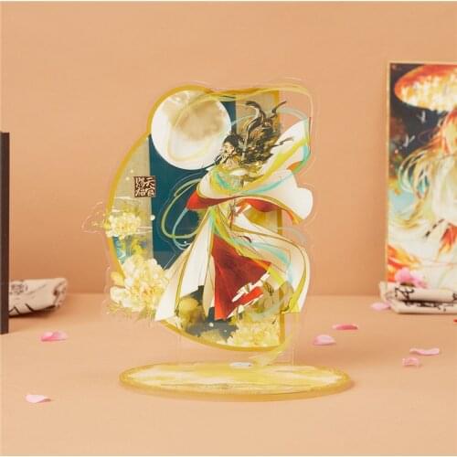 Anime Tian Guan Ci Fu Hua Cheng Xie Lian Cosplay Acrylic Mobile Phone Stents Stand Figure Model Plate Toys Desktop Decor