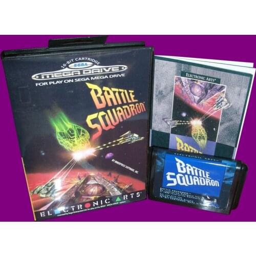 Battle Squadron With Box And Manual 16bit MD Game Card For Sega Mega Drive For Genesis