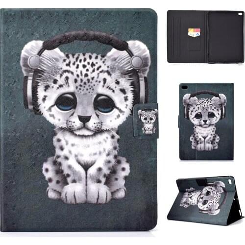 For Apple New IPad 9.7 2017 2018 A1822 A1954 Case Stand Elephant Dog Cat Funda Cover for IPad Air Air 2 IPad 5 6 Cover Funda+Pen