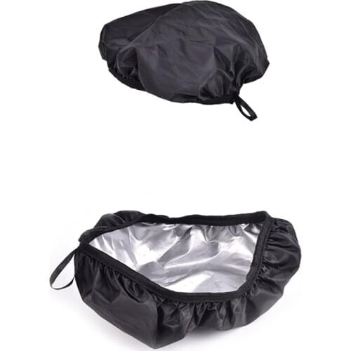 1pc black Bicycle Saddles Protective Coverings Waterproof Bike Seat Pack Front Tube Bag Saddle Pannier Rear Rain Cover