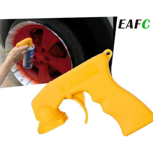 Car Maintenance Painting Paint Tool Spray Adaptor Paint Care Aerosol Spray Gun Handle with Full Grip Trigger Locking Collar
