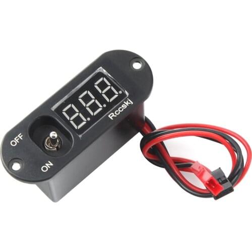 Two in one 5A UBEC digital display switch voltage 4-13V current 0-5A
