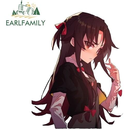 EARLFAMILY 13cm x 12.3cm for Ryuuou No Oshigoto Decal Motorcycle Helmet Scratch-proof Window Camper Anime Vehicle Car Stickers