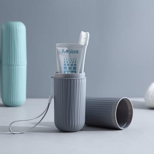Creative travel Bathroom Plastic Mouthwash Cup Coffee Tea Water Mug Home Travel Solid Color Toothbrush Holder Cup Wash cup