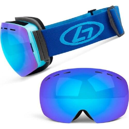 Ski Goggles Double Layers UV Anti-fog Big Ski Mask Glasses Skiing Snow Snowboard Goggles Men Women Ski Eyewear