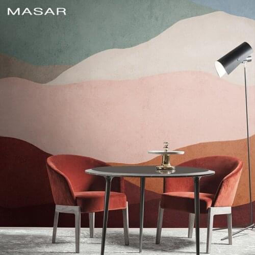 MASAR Original abstract hill mural childrens room bedside kindergarten playground background wall wallpaper against mold