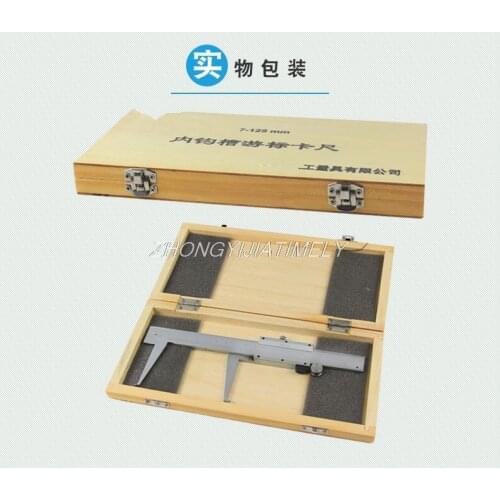 Inside groove Vernier caliper, long claw diameter Vernier caliper, Inner measuring caliper,Industrial caliper measuring accuracy
