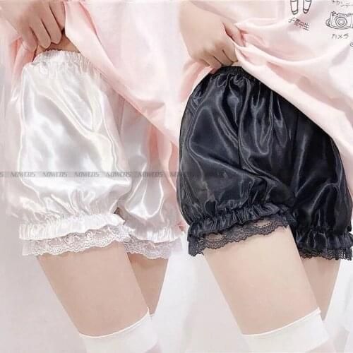 Girls Pumpkin Pants Bloomers Underwear Sweet Summer Lolita Shorts Leggings Safe Shorts Lace Safety Pants For JK School Uniform