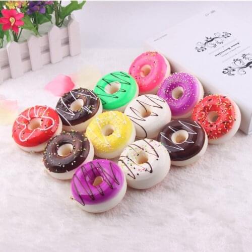 Cute Artificial Fake Bread Donuts Doughnuts Simulation Model Ornaments Cake Bakery Room Home Decor Craft Toys