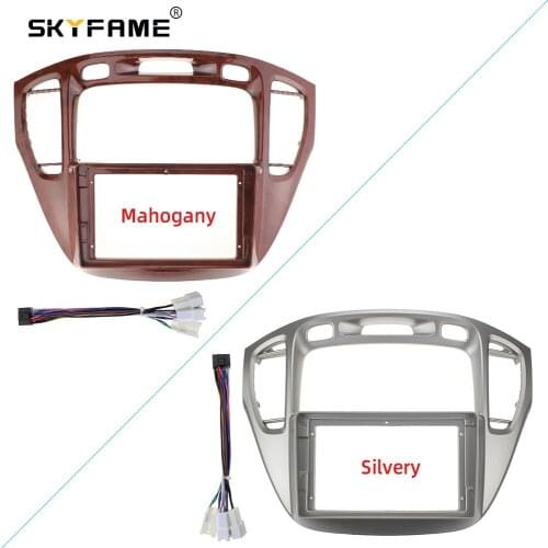 SKYFAME Car Frame Cable For TOYOTA Highlander 2002-2006 Android big Screen Dask Kit Fascia Frame