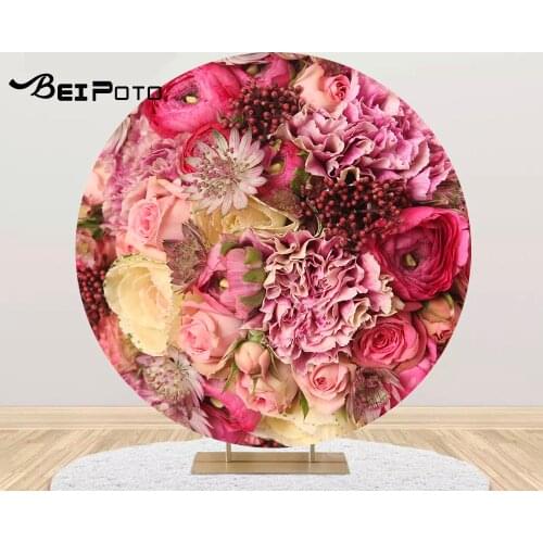 Wedding flower Photography Background rose Backdrop baby shower birthday Party banner table Cover poster photocall YY663
