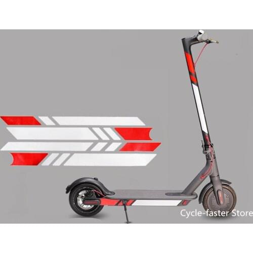 Reflective Stickers Reflect Light Tags Paster Decals Night Safety Warning Strip Reflector For Xiaomi Mijia M365 Electric Scooter