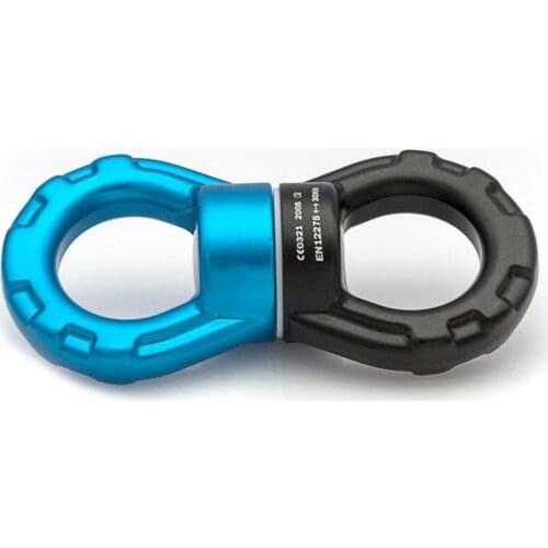 80% Hot Sale 30KN Outdoor Safety Rope Swivel Connector Multifunctional Rotational Device Key Ring Connector for Aerial Yoga