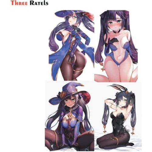 Three Ratels F532 Mona Genshin Impact Vinyl Car Sticker Auto Accessories For Anti Scratch Film Waterproof Property Auto Decor