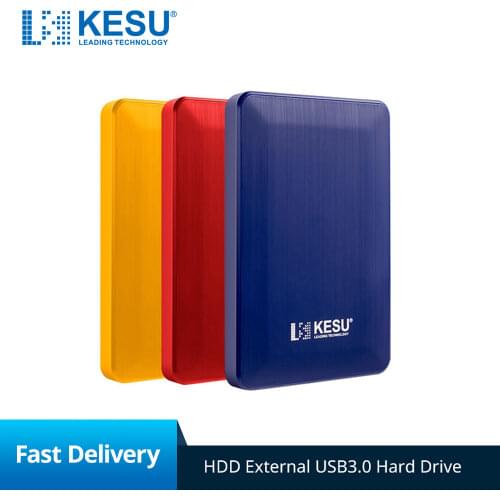 KESU External Hard Drive 2.5" HDD 320gb/500gb/1tb USB3.0 External Hard Disk Storage Compatible For Desktop/Laptop/MacBook