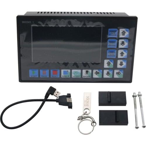 DDCSV2.1 500KHz CNC 4-Axis Engraving Machine Controller Motion Control System G Code Stepper Motor Driver