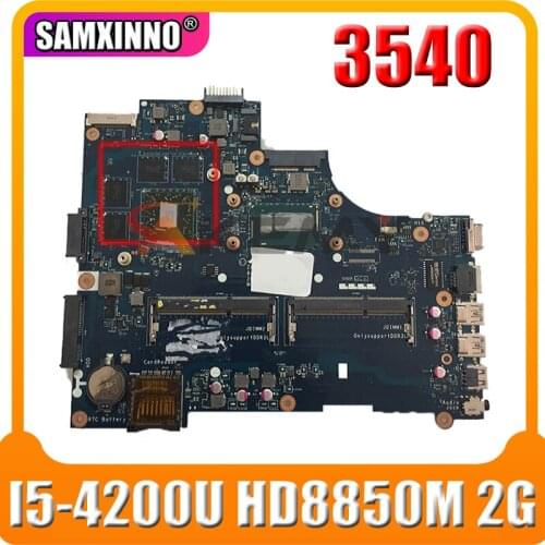 Akemy For Dell Latitude 3540 Laptop Motherboard ZAL00 LA-A491P I5-4200U CPU HD8850M 2G CN-0TXW71 0TXW71 TXW71 100% Tested