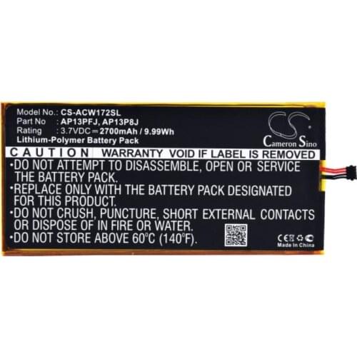 Cameron Sino 2700mAh battery for ACER Iconia B1-720 Iconia B1-720-81111G00nkr Iconia B1-720-81111G01nki Iconia B1-720-L804