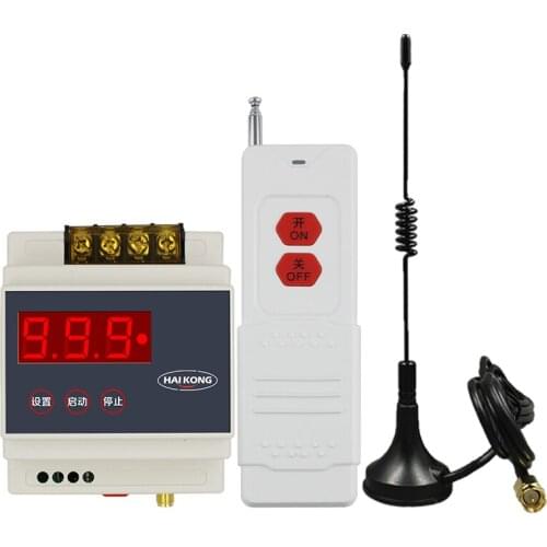 220V Water Pump Wireless Remote-Control Switch Ultra-long-distance Timing Control Through Wall High-power Intelligent Light-cont