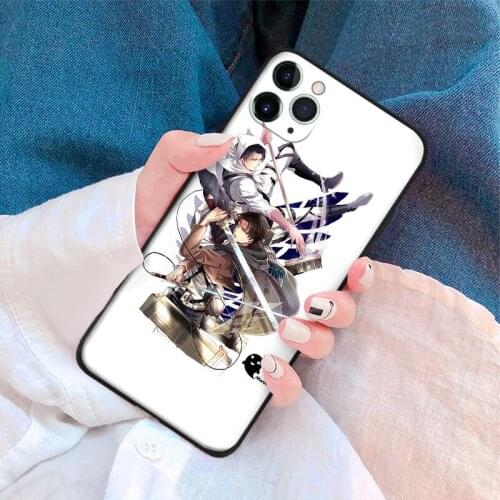 Attack on Titan Rival Ackerman For IPhone Se 6 6s 7 8 Plus X XR XS 11 12 Mini Pro Max Glass TPU Silicone Phone Case Cover Shell