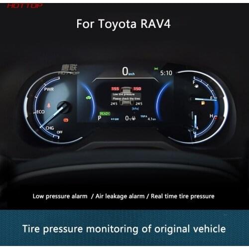 For Toyota RAV4 2019 2020 5th Tire Pressure Monitoring System Built-In Dashboard Display