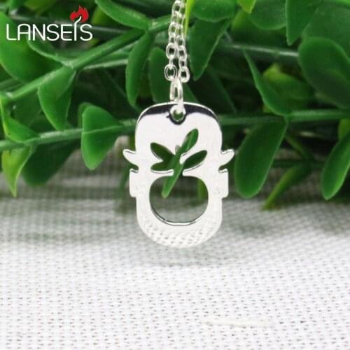 Lanseis10pc Art jewelry, Renee Magritte necklace, apple jewelry, apple necklace1.5x2