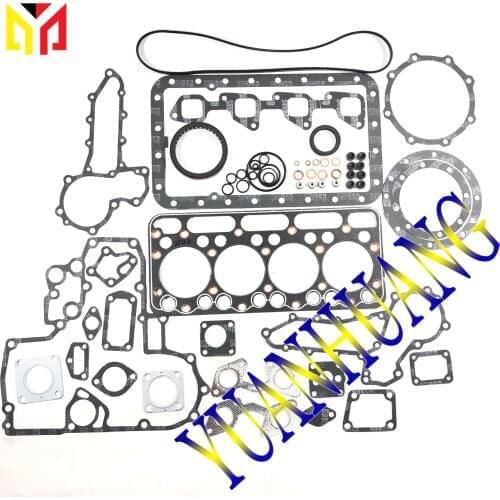 V2202 Engine Full Gasket Kit Overhual Set For KUBOTA Excavator Tractor Diesel Cylinder Head Valve Seal