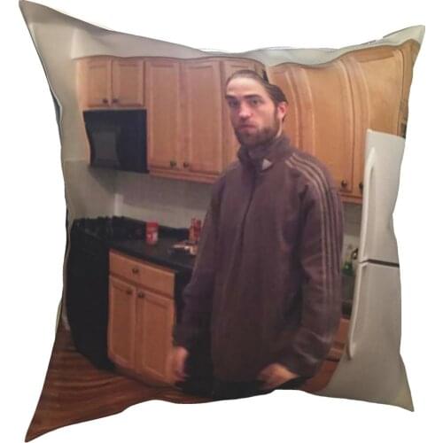 Robert Pattinson Standing Meme Pillow Case Cushion Cover Fashion Zipper Decorative Pillowcase for Sofa 18