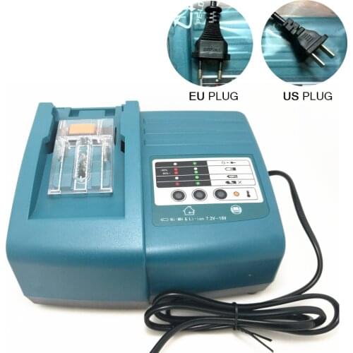 7.2V-18V Replacement Lithium Charger for Makita DC18RC DC18RA Power Tool Battery BL1830 BL1430 Li-ion Battery