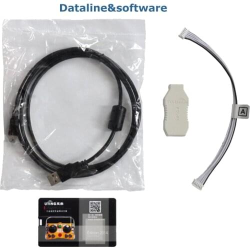 Tele crane telecontrol wireless industrial hoist and crane radio remote control data line software and cable for relay program