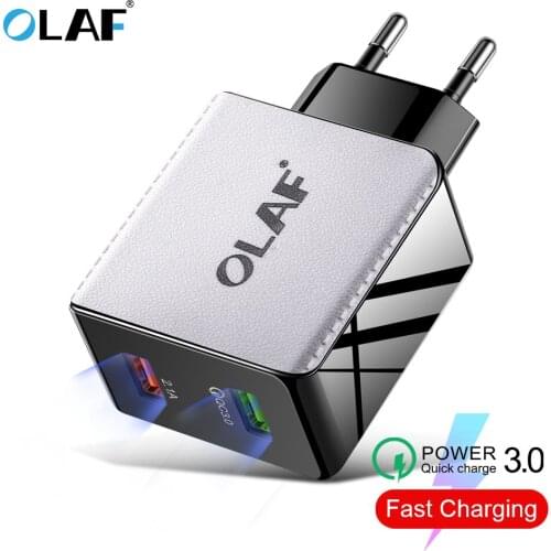 48W Quick Charge 4.0 3.0 Multi USB Charger QC3.0 Fast Charger Travel Wall Mobile Phone Charger for iPhone Samsung Xiaomi Huawei