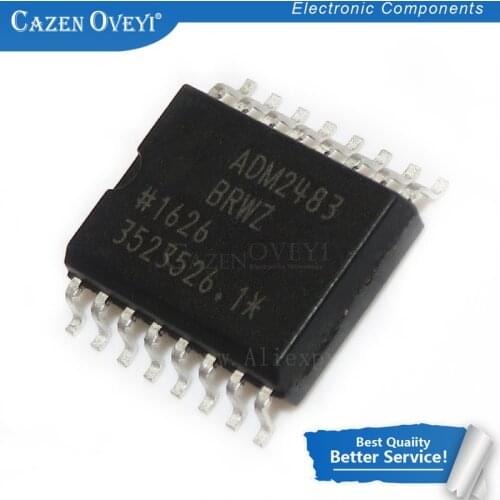 10pcs/lot ADM2483BRWZ ADM2483BRW ADM2483 SOP-16 In Stock