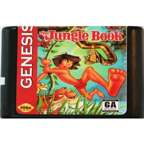 The Jungle Book 16 bit MD Game Card For Sega Mega Drive For SEGA Genesis