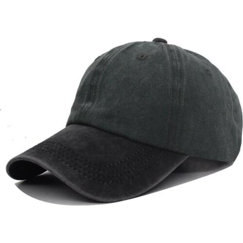 New Unisex Solid Vintage Cotton Men Baseball Cap Hats For Women Adjustable Summer Outdoor Trucker Dad Snapback Caps Baseball Hat